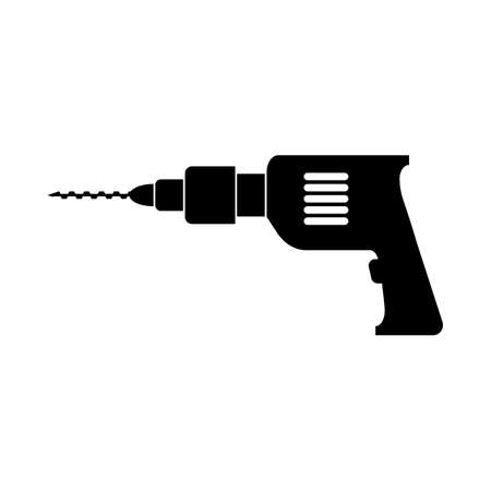 Drill Black Icon Vectorのイラスト素材