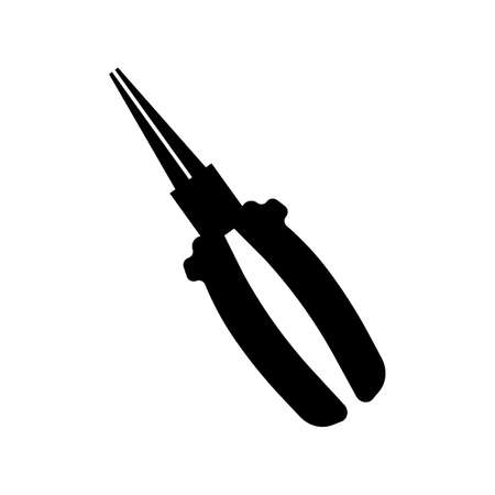 Pliers Black Icon Vectorのイラスト素材