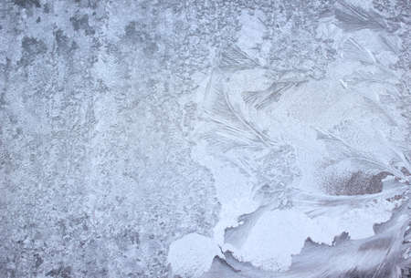 Frost pattern on window 