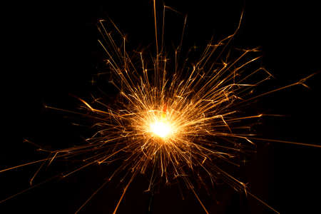 sparkler close up 
