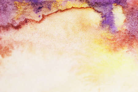 smooth colorful watercolor strokes の写真素材