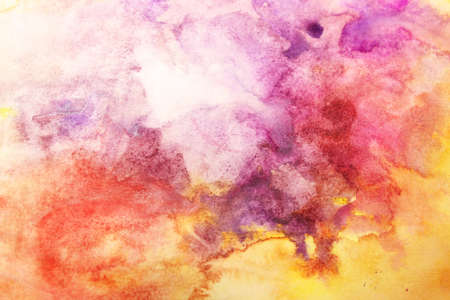 abstract bright watercolor spots の写真素材