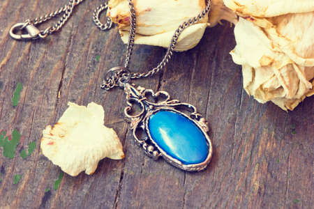 lovely vintage medallion close upの写真素材