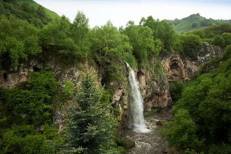 waterfall, beautiful viewの写真素材