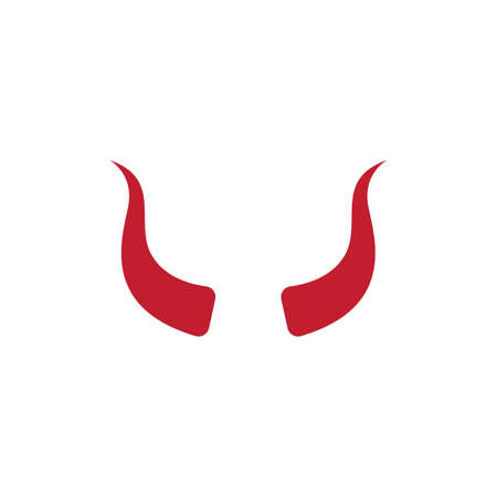Devil horn Vector icon design illustration logo Template