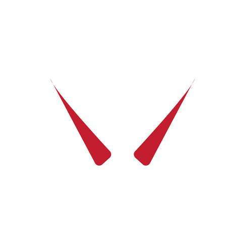 Devil horn Vector icon design illustration logo Template