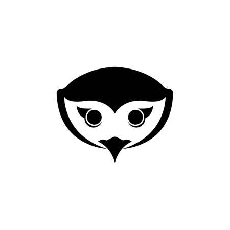 owl icon vector illustration template designのイラスト素材