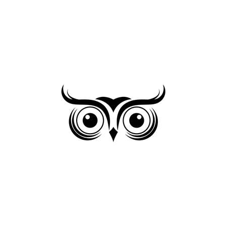 owl icon vector illustration template designのイラスト素材