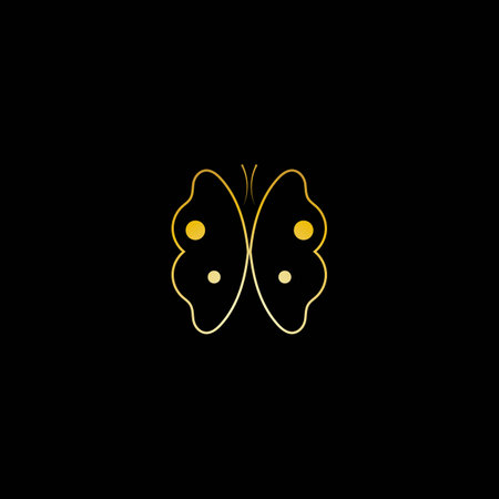 Beauty Butterfly Vector icon designのイラスト素材