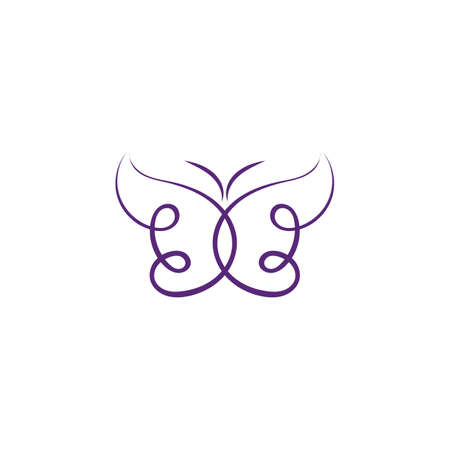 Beauty Butterfly Vector icon designのイラスト素材
