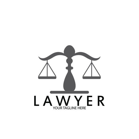 justice law icon vector illustration template designのイラスト素材
