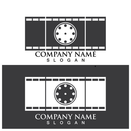 cinema strip film icon vector illustration template designのイラスト素材