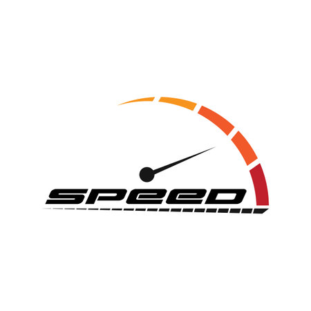 speed meter pandom icon vector illustration template designのイラスト素材