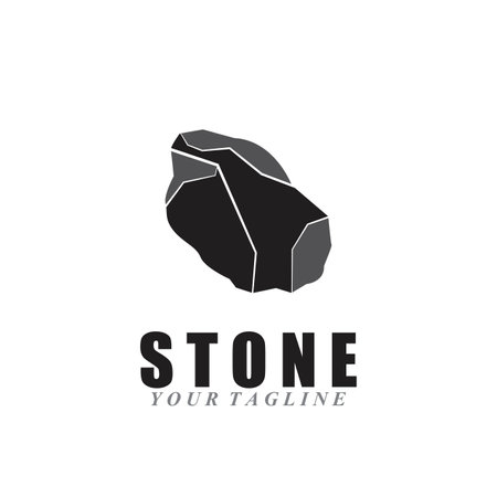 stone vector logo icon illustration template designのイラスト素材
