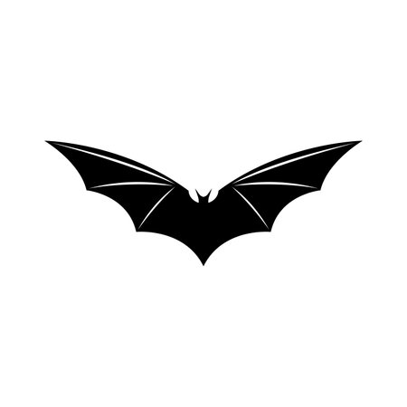 bat icon vector illustration designのイラスト素材