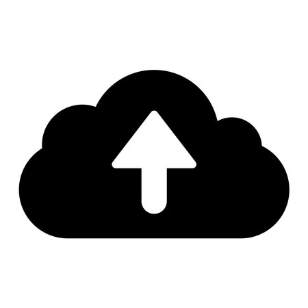 upload icon vector illustration designのイラスト素材