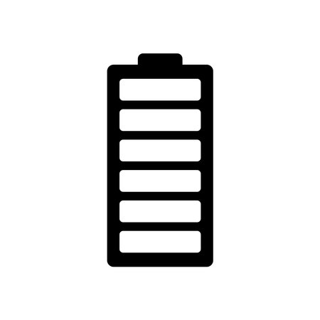 battery icon vector illustration designのイラスト素材