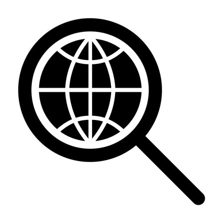 search icon vector illustration logo designのイラスト素材