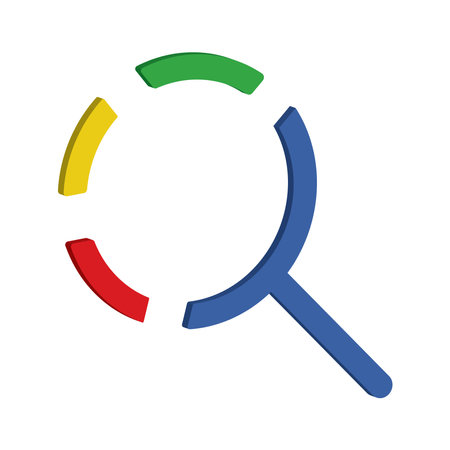 search icon vector illustration logo designのイラスト素材