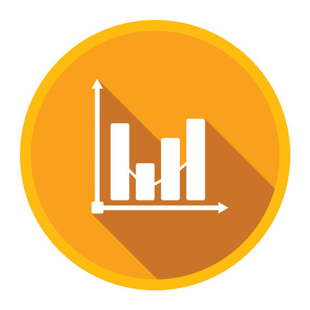 graph chart icon vector illustration logo designのイラスト素材