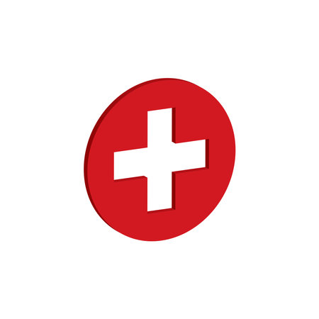 first aid kit icon vector illustration logo designのイラスト素材