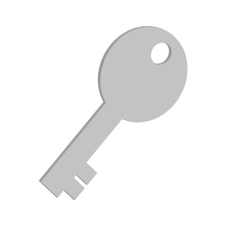 key icon vector illustration logo designのイラスト素材
