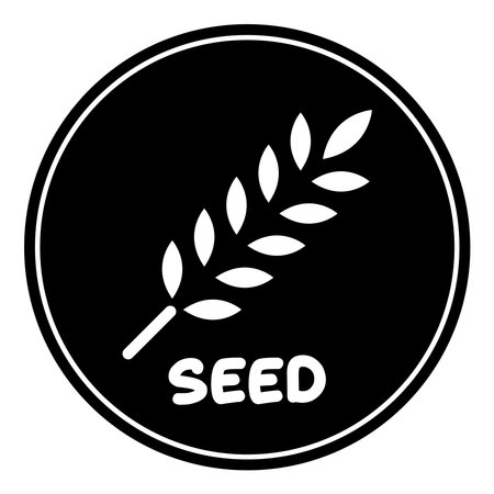 seed icon vector illustration designのイラスト素材