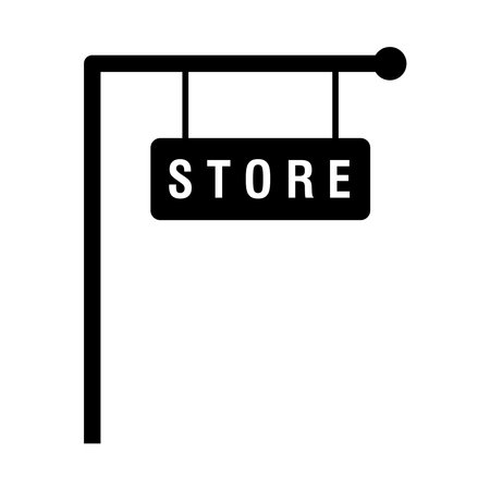 shop sign icon vector illustration designのイラスト素材