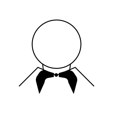 bow tie icon vector illustration logo designのイラスト素材