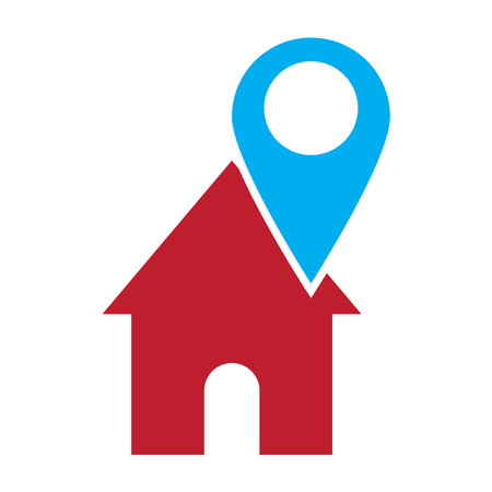 location icon vector illustration logo designのイラスト素材