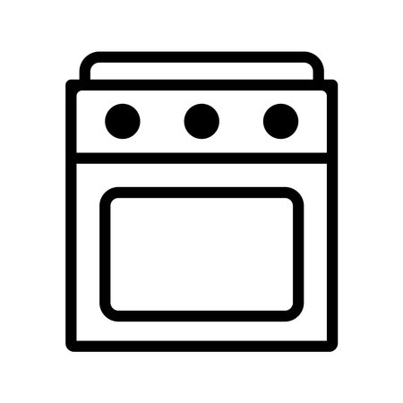 oven icon vector illustration designのイラスト素材