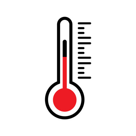 thermometer icon vector illustration designのイラスト素材