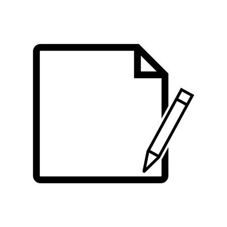 paper icon vector illustration logo designのイラスト素材