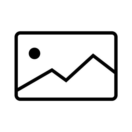 gallery icon vector illustration designのイラスト素材