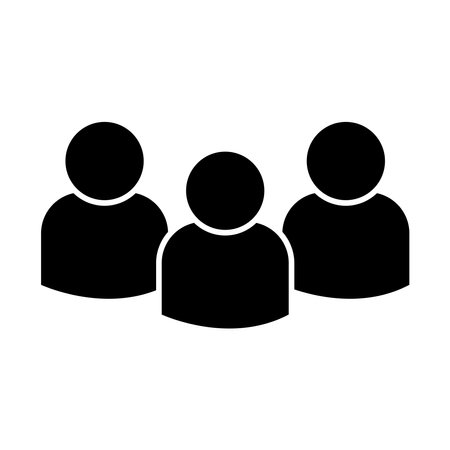 group icon vector template illustration designのイラスト素材