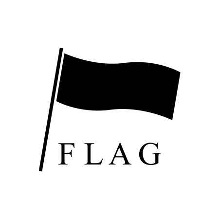 flag icon vector template illustration designのイラスト素材