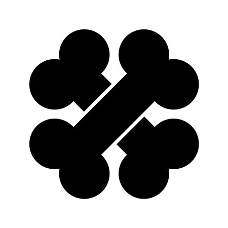 bone icon vector template  illustration logo designのイラスト素材