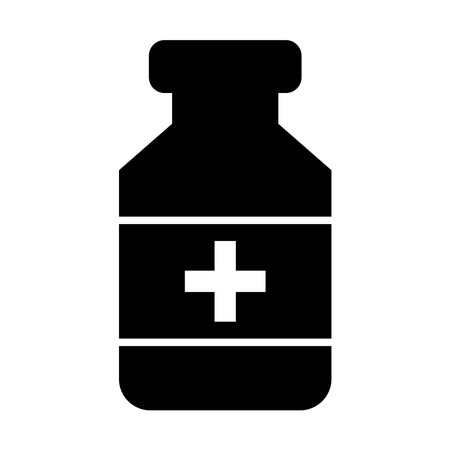 medicine container icon vector template illustration designのイラスト素材