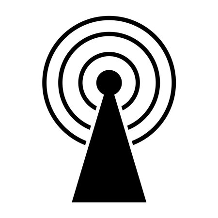 Signal icon vector template illustration logo designのイラスト素材