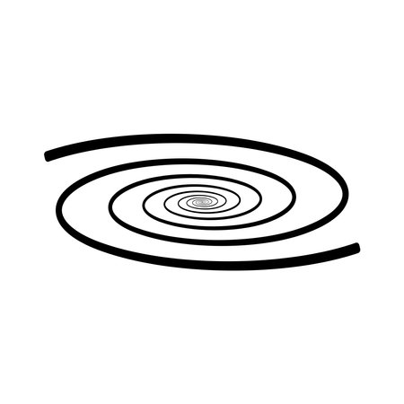 spiral icon vector template illustration logo designのイラスト素材