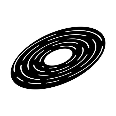 black hole icon vector template illustration logo designのイラスト素材