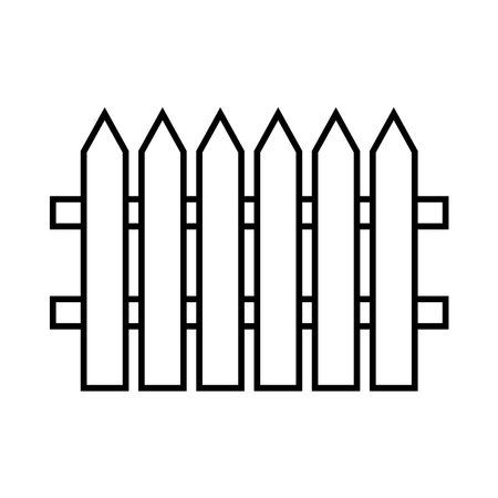 fence icon vector template illustration logo designのイラスト素材
