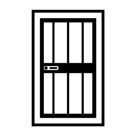 door icon vector template illustration logo designのイラスト素材