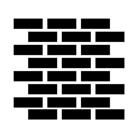 wall icon vector template illustration logo designのイラスト素材