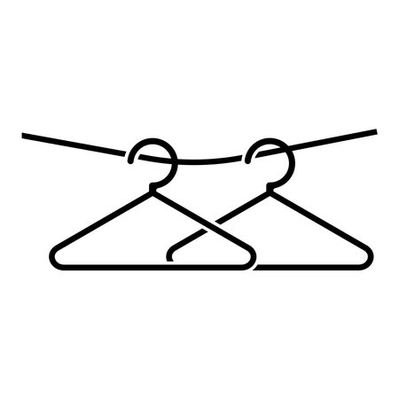 hanger icon vector template illustration logo designのイラスト素材