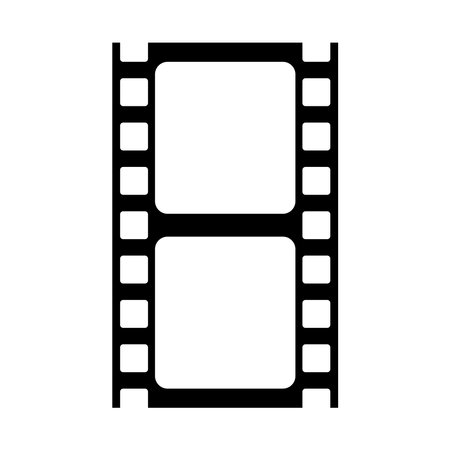 Video Camera Film Tape Reel vector template illustration logo designのイラスト素材