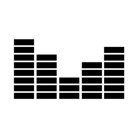 sound wave icon vector template illustration logo designのイラスト素材