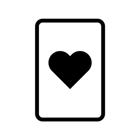 playing card icon vector template illustration logo designのイラスト素材