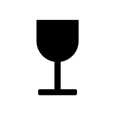 drinking glass icon vector template illustration logo designのイラスト素材