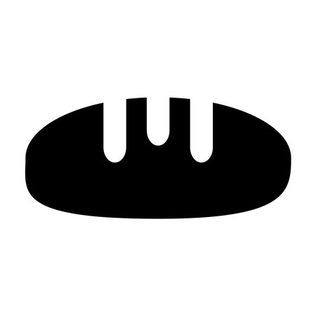 bread icon vector template illustration logo designのイラスト素材